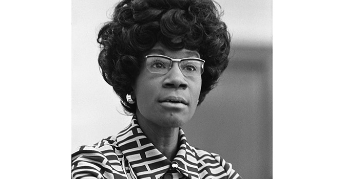 Shirley Chisholm first African American congresswoman and presidential candidate