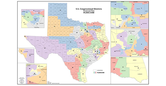 redistricting map targets Democratic