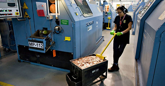 Penny Mint Worker