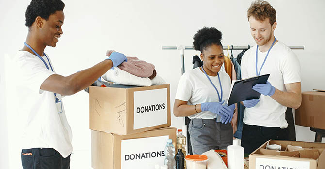 homeless donation center